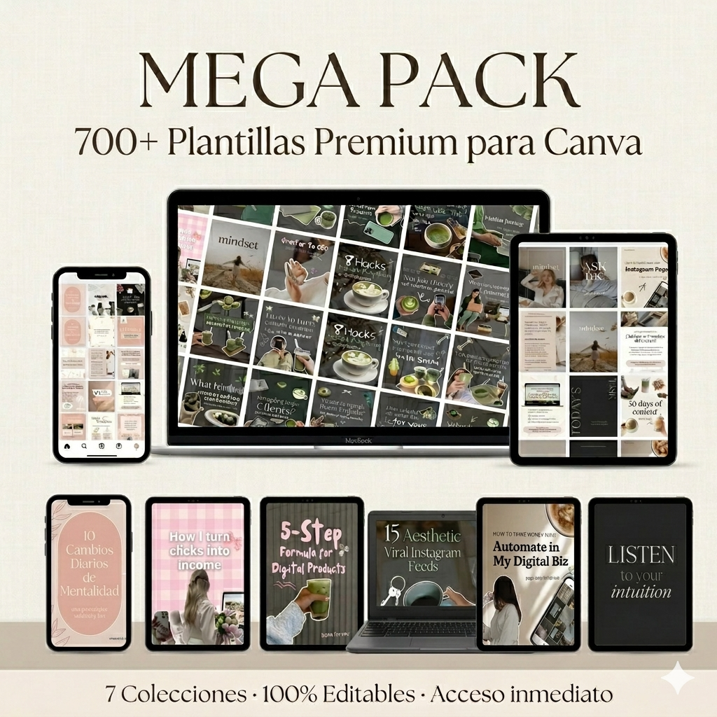 Pack +700 Plantillas para Redes Sociales