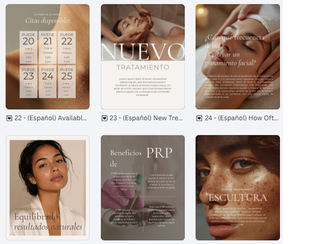 Pack CENTRO DE ESTÉTICA